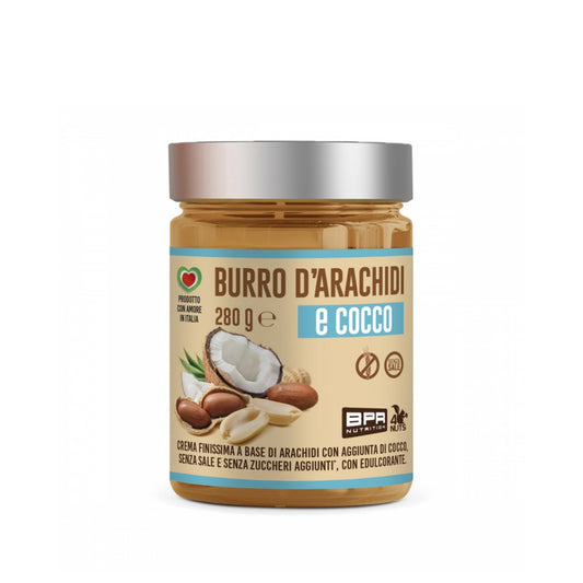 Burro d'arachidi e cocco