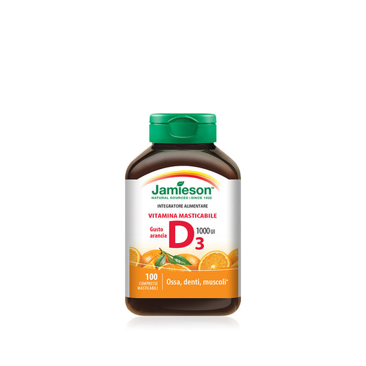 Vitamina D3 1000UI Masticabile